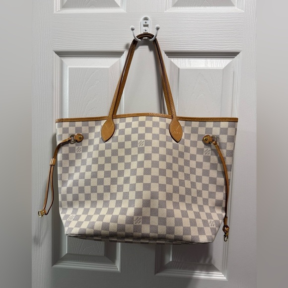 Louis Vuitton Handbags - LOUIS VUITTON Damier Azur Neverfull MM